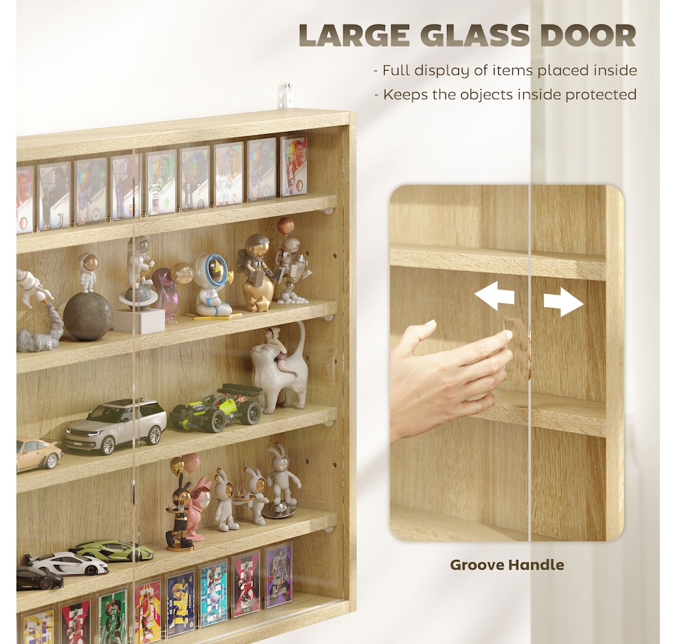 Image 947307_ALTMORE93.jpg, Product 947-307 / Price $84.54 - $99.99, HOMCOM 5-Storey Wall Shelf Display Cabinet, Shot Glass Display Case from HOMCOM on TSC.ca's department