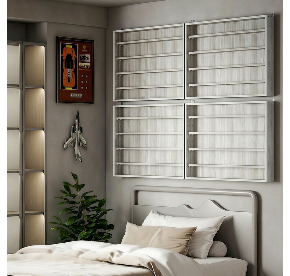 Image 947307_ALTMORE98.jpg, Product 947-307 / Price $84.54 - $99.99, HOMCOM 5-Storey Wall Shelf Display Cabinet, Shot Glass Display Case from HOMCOM on TSC.ca's department