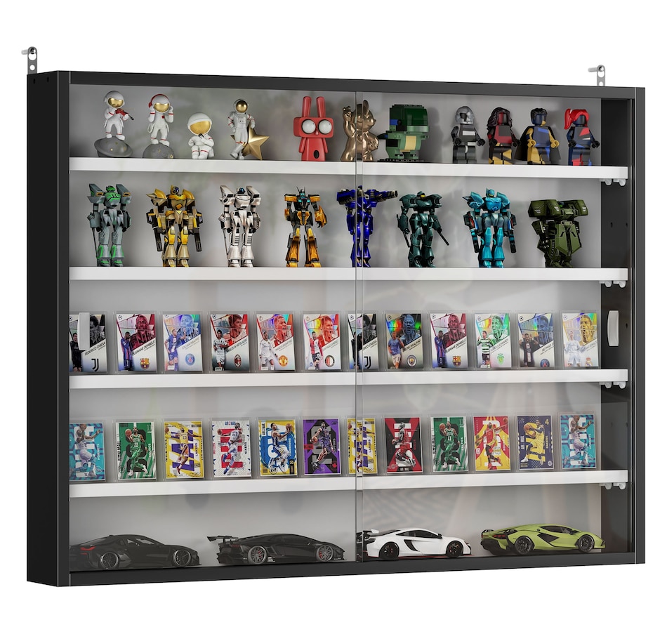 Image 947307_ST03.jpg, Product 947-307 / Price $84.99 - $99.99, HOMCOM 5-Storey Wall Shelf Display Cabinet, Shot Glass Display Case from HOMCOM on TSC.ca's department