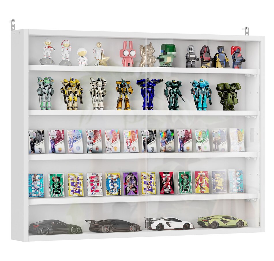 Image 947307_ST06.jpg, Product 947-307 / Price $84.99 - $99.99, HOMCOM 5-Storey Wall Shelf Display Cabinet, Shot Glass Display Case from HOMCOM on TSC.ca's department