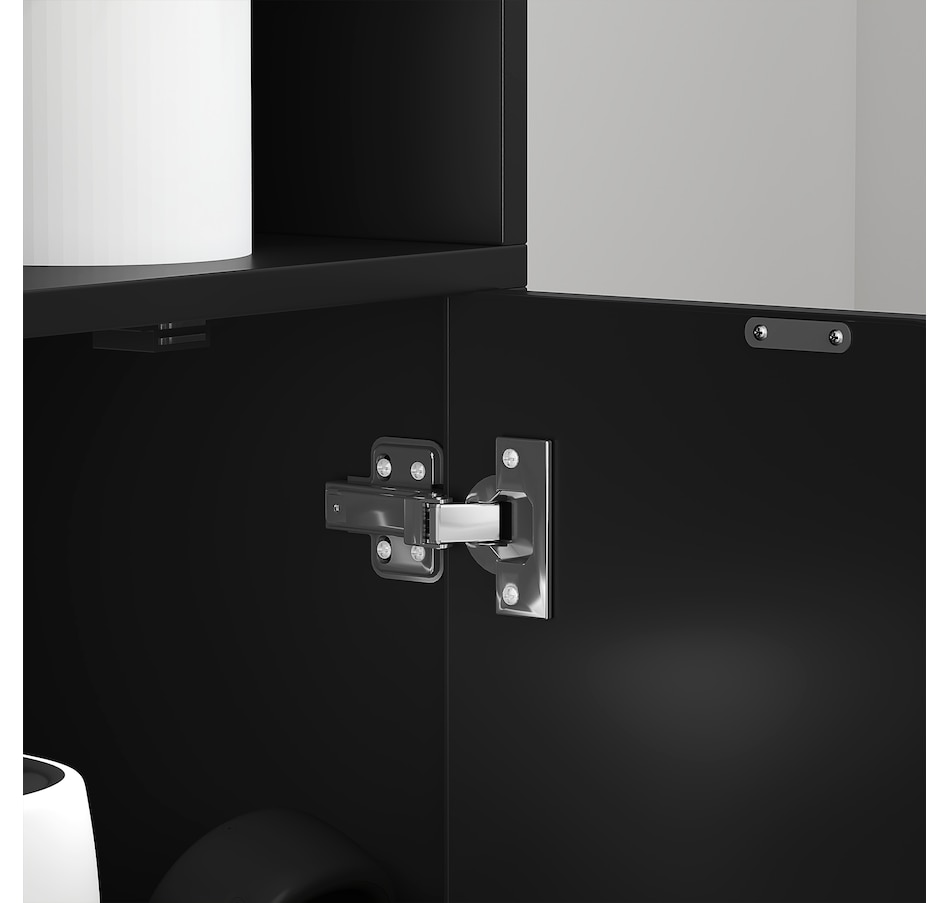 Image 947310_ALTMORE24.jpg, Product 947-310 / Price $129.99 - $134.99, HOMCOM 4-Tier Open Bookshelf Home Office Bookcase with Doors for Living Room from HOMCOM on TSC.ca's department