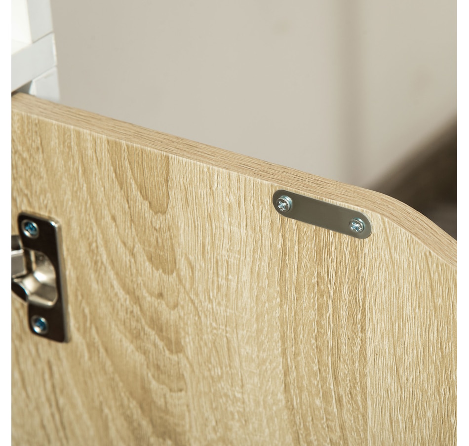 Image 947310_ALTMORE8.jpg, Product 947-310 / Price $129.99 - $134.99, HOMCOM 4-Tier Open Bookshelf Home Office Bookcase with Doors for Living Room from HOMCOM on TSC.ca's department