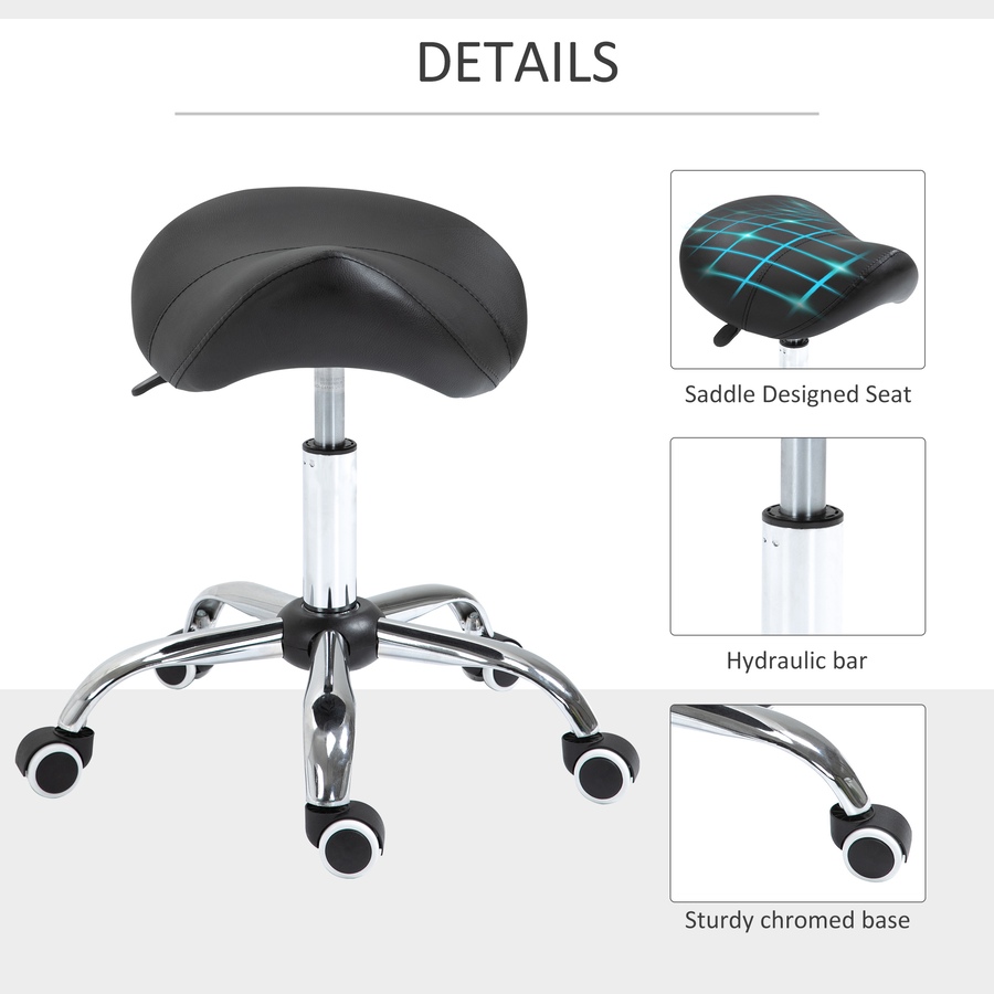 Image 947311_ALTMORE13.jpg, Product 947-311 / Price $64.99, HOMCOM Salon Chair for Spa, Beauty Chair with Swivel Wheels, Pink from HOMCOM on TSC.ca's Home & Garden department