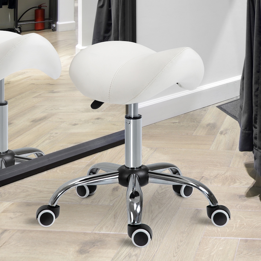 Image 947311_ALTMORE17.jpg, Product 947-311 / Price $64.99, HOMCOM Salon Chair for Spa, Beauty Chair with Swivel Wheels, Pink from HOMCOM on TSC.ca's Home & Garden department