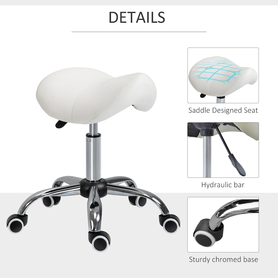 Image 947311_ALTMORE20.jpg, Product 947-311 / Price $64.99, HOMCOM Salon Chair for Spa, Beauty Chair with Swivel Wheels, Pink from HOMCOM on TSC.ca's Home & Garden department