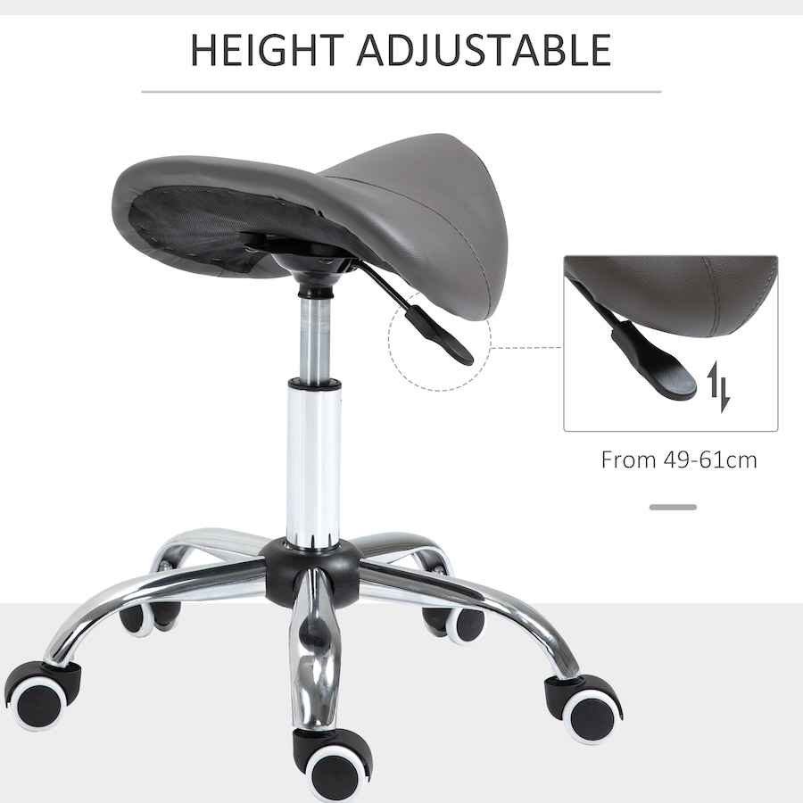 Image 947311_ALTMORE27.jpg, Product 947-311 / Price $64.99, HOMCOM Salon Chair for Spa, Beauty Chair with Swivel Wheels, Pink from HOMCOM on TSC.ca's Home & Garden department