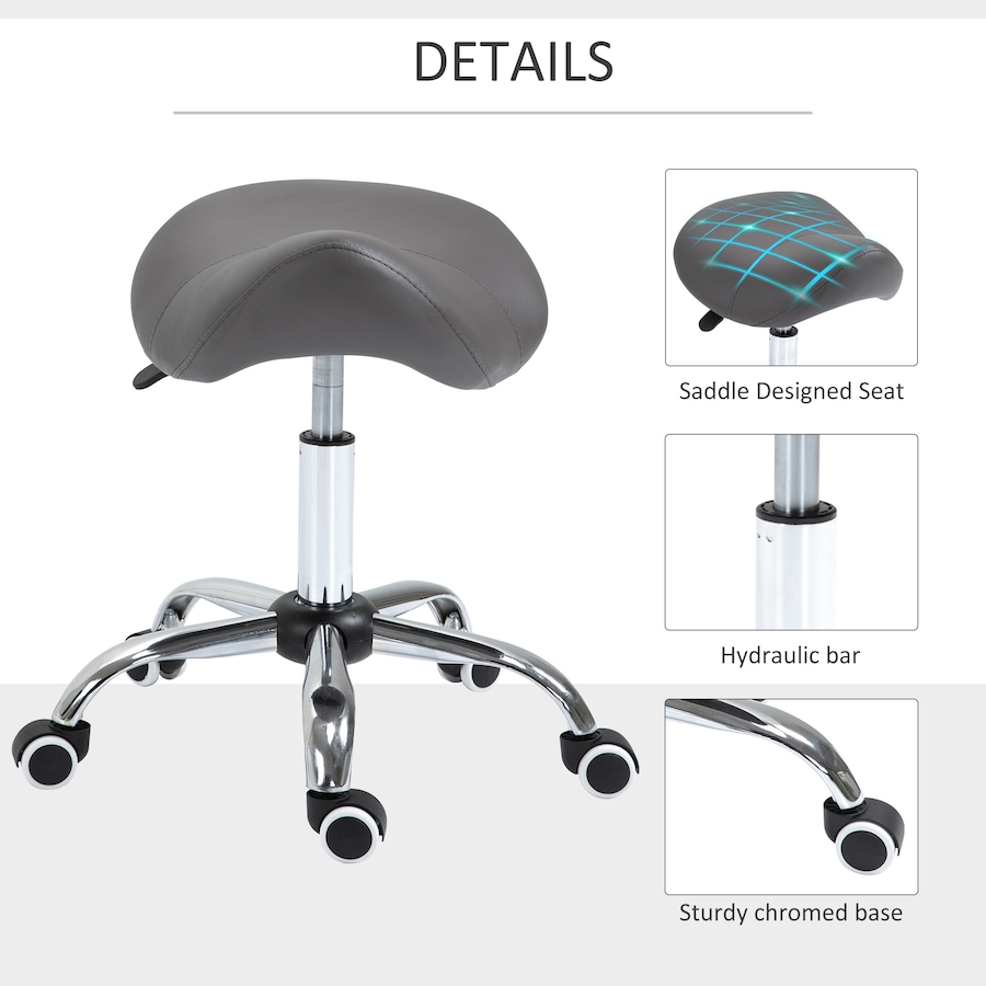Image 947311_ALTMORE29.jpg, Product 947-311 / Price $64.99, HOMCOM Salon Chair for Spa, Beauty Chair with Swivel Wheels, Pink from HOMCOM on TSC.ca's Home & Garden department