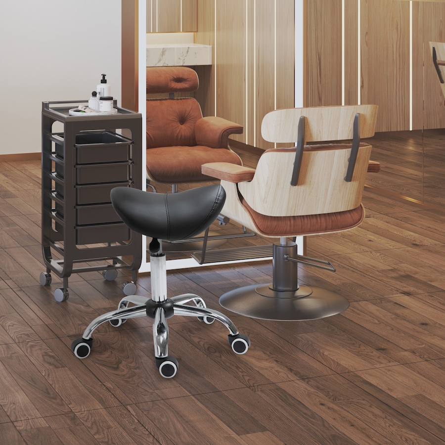 Image 947311_ALTMORE9.jpg, Product 947-311 / Price $64.99, HOMCOM Salon Chair for Spa, Beauty Chair with Swivel Wheels, Pink from HOMCOM on TSC.ca's Home & Garden department