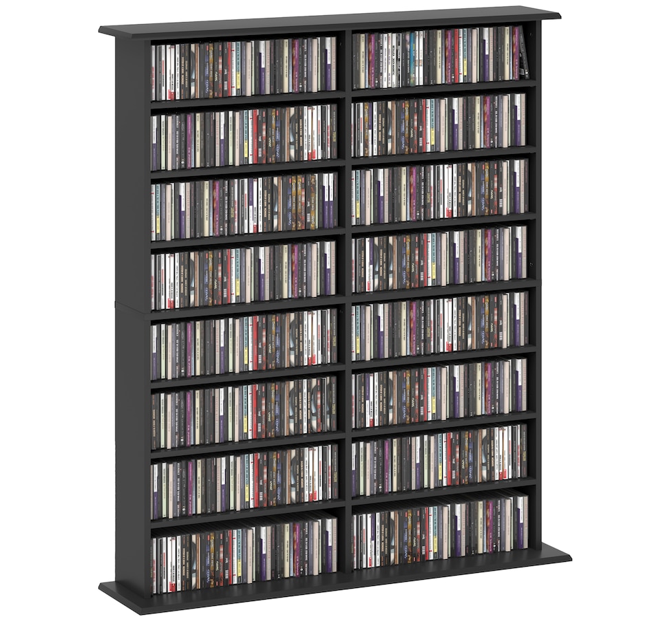 Image 947313.jpg, Product 947-313 / Price $189.99, HOMCOM 8-Tier CD Shelf with 16 Compartments from HOMCOM on TSC.ca's department