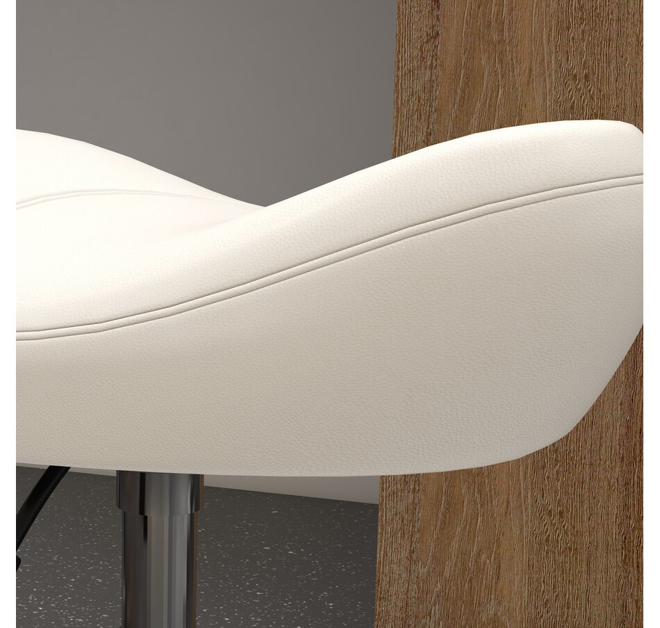 Image 947315_ALTMORE15.jpg, Product 947-315 / Price $73.99 - $79.99, HOMCOM PU Leather Saddle Stool Height Adjustable Rolling Salon Chair Grey from HOMCOM on TSC.ca's Home & Garden department
