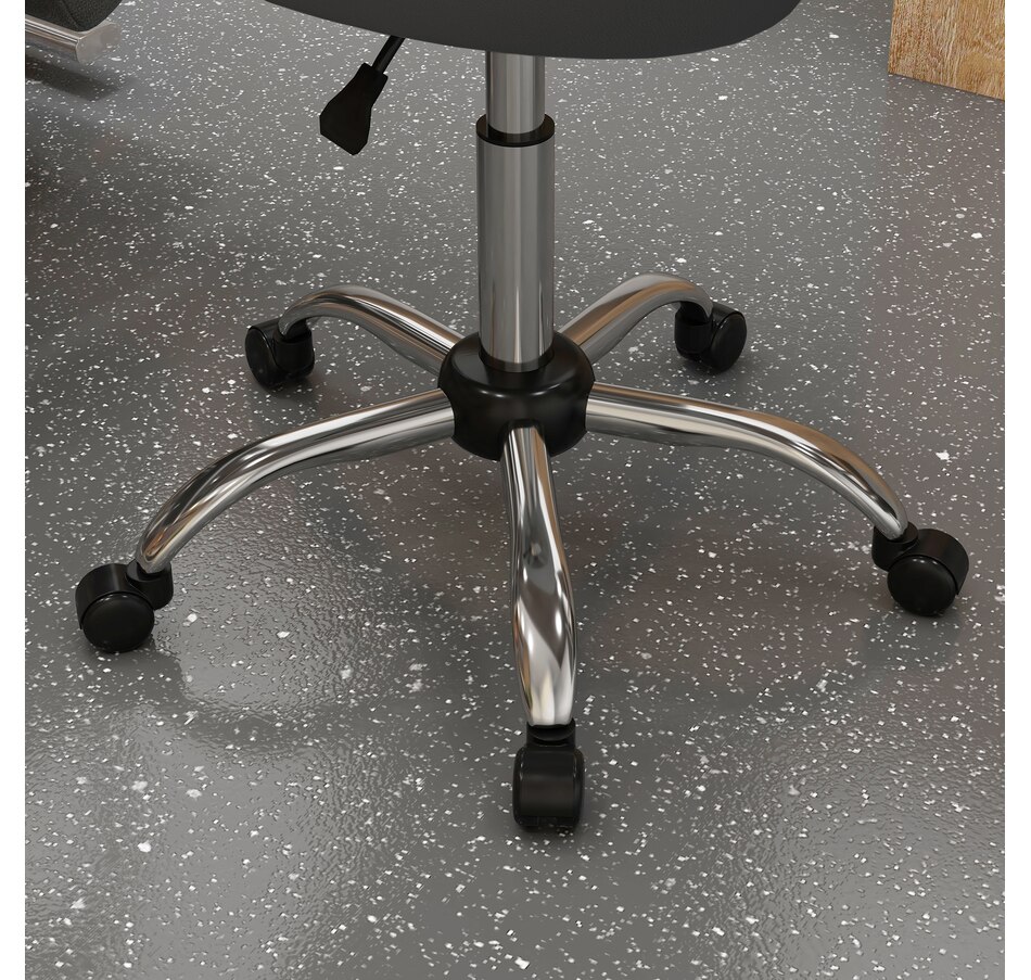 Image 947315_ALTMORE8.jpg, Product 947-315 / Price $73.99 - $79.99, HOMCOM PU Leather Saddle Stool Height Adjustable Rolling Salon Chair Grey from HOMCOM on TSC.ca's Home & Garden department