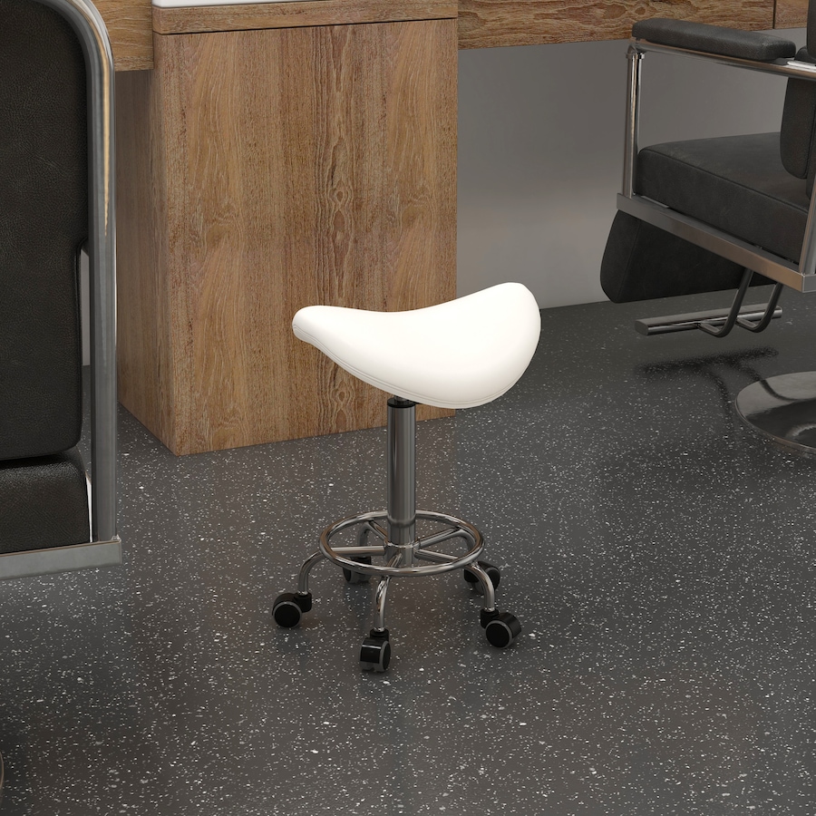 Image 947316_ALTMORE1.jpg, Product 947-316 / Price $64.99, HOMCOM Saddle Stool Adjustable Rolling Salon Chair for Massage Spa from HOMCOM on TSC.ca's Home & Garden department