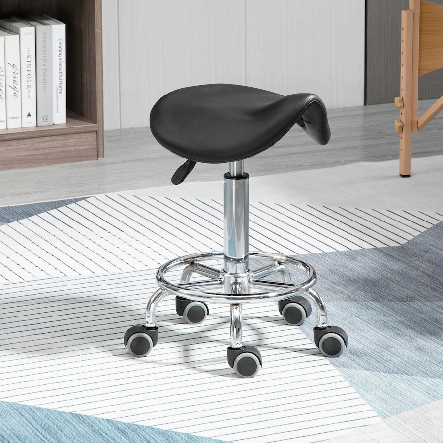 Image 947316_ALTMORE9.jpg, Product 947-316 / Price $64.99, HOMCOM Saddle Stool Adjustable Rolling Salon Chair for Massage Spa from HOMCOM on TSC.ca's Home & Garden department