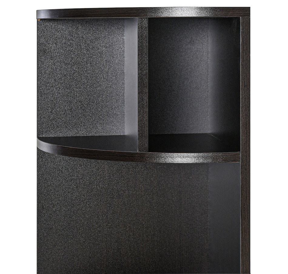 Image 947321_ALTMORE15.jpg, Product 947-321 / Price $96.99 - $104.99, HOMCOM 5-Tier Corner Bookcase, Bookshelf with Compartments Door Cabinet from HOMCOM on TSC.ca's department