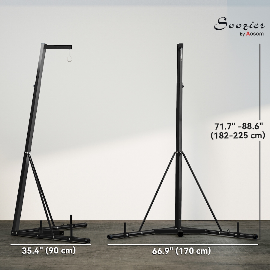Image 947336_ALTMORE10.jpg, Product 947-336 / Price $154.99, Soozier Punch Bag Stand for Heavy Bag, Foldable and Height Adjustable from Soozier on TSC.ca's Health & Fitness department
