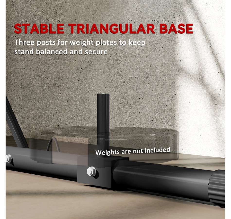 Image 947336_ALTMORE13.jpg, Product 947-336 / Price $149.99, Soozier Punch Bag Stand for Heavy Bag, Foldable and Height Adjustable from Soozier on TSC.ca's Health & Fitness department