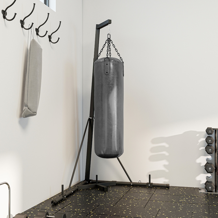 Image 947336_ALTMORE15.jpg, Product 947-336 / Price $154.99, Soozier Punch Bag Stand for Heavy Bag, Foldable and Height Adjustable from Soozier on TSC.ca's Health & Fitness department