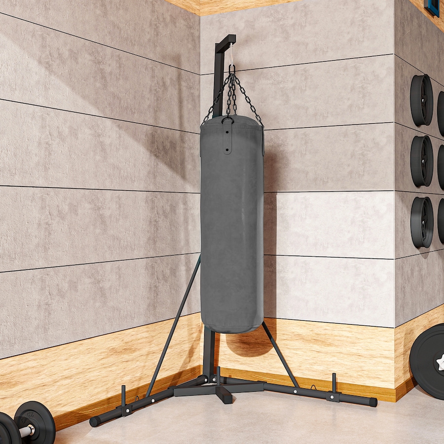 Image 947336_ALTMORE16.jpg, Product 947-336 / Price $154.99, Soozier Punch Bag Stand for Heavy Bag, Foldable and Height Adjustable from Soozier on TSC.ca's Health & Fitness department
