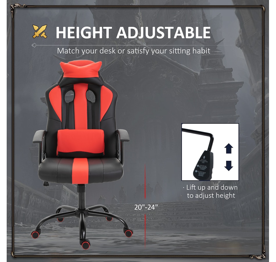 Image 947349_ALTMORE4.jpg, Product 947-349 / Price $119.99, Vinsetto Office Chair High Back Racing Style Gaming Chair from Vinsetto on TSC.ca's Home & Garden department