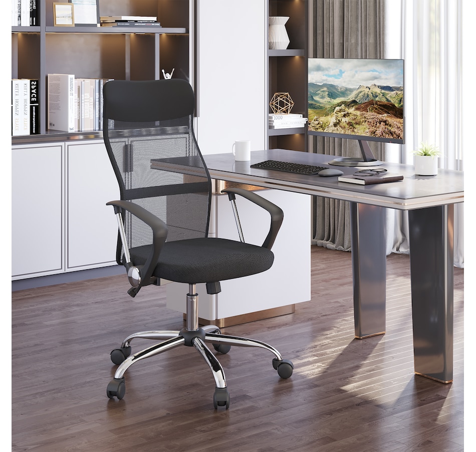 Image 947352_ALTMORE1.jpg, Product 947-352 / Price $94.99, HOMCOM Ergonomic Mesh Office Chair from HOMCOM on TSC.ca's Home & Garden department