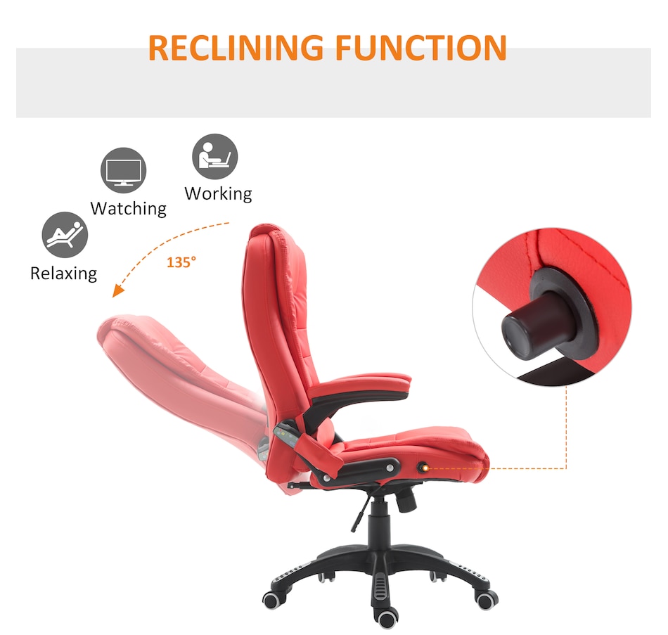 Image 947362_ALTMORE6.jpg, Product 947-362 / Price $154.99 - $184.99, HOMCOM Faux Leather Executive Office Chair Heated Massage Office Chair from HOMCOM on TSC.ca's Home & Garden department