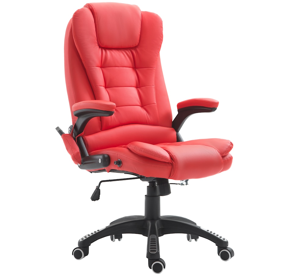 Image 947362_ST01.jpg, Product 947-362 / Price $154.99 - $184.99, HOMCOM Faux Leather Executive Office Chair Heated Massage Office Chair from HOMCOM on TSC.ca's Home & Garden department