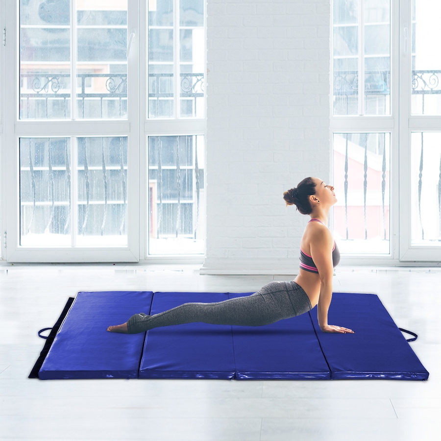Image 947369_ALTMORE1.jpg, Product 947-369 / Price $119.99 - $141.99, Soozier 4'x6'x2" Folding Gymnastics Tumbling Mat from Soozier on TSC.ca's Health & Fitness department