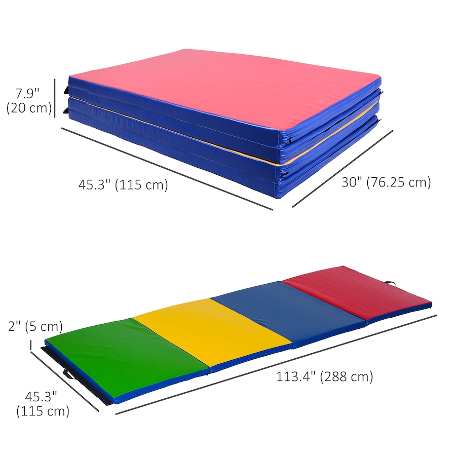 Image 947369_ALTMORE10.jpg, Product 947-369 / Price $119.99 - $141.99, Soozier 4'x6'x2" Folding Gymnastics Tumbling Mat from Soozier on TSC.ca's Health & Fitness department