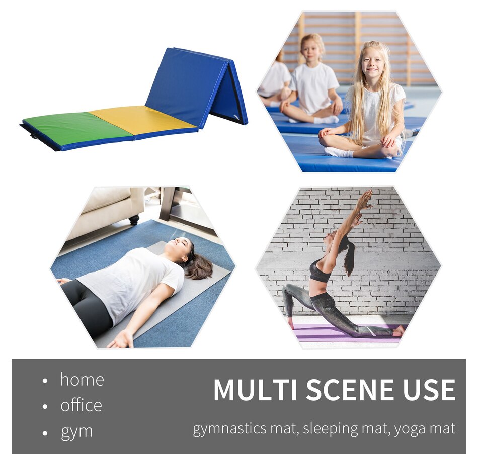 Image 947369_ALTMORE11.jpg, Product 947-369 / Price $124.99 - $134.99, Soozier 4'x10'x2'' Folding Gymnastics Tumbling Mat from Soozier on TSC.ca's Health & Fitness department