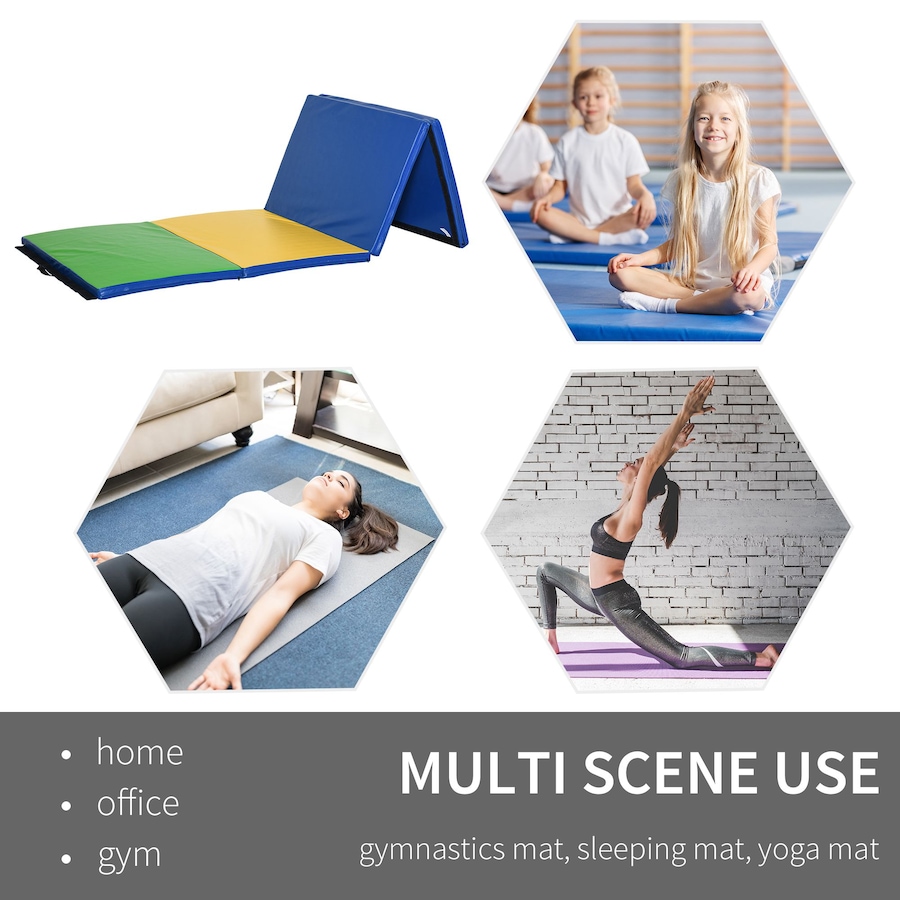 Image 947369_ALTMORE11.jpg, Product 947-369 / Price $119.99 - $141.99, Soozier 4'x6'x2" Folding Gymnastics Tumbling Mat from Soozier on TSC.ca's Health & Fitness department