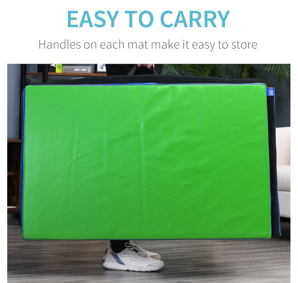 Image 947369_ALTMORE13.jpg, Product 947-369 / Price $124.99 - $134.99, Soozier 4'x10'x2'' Folding Gymnastics Tumbling Mat from Soozier on TSC.ca's Health & Fitness department