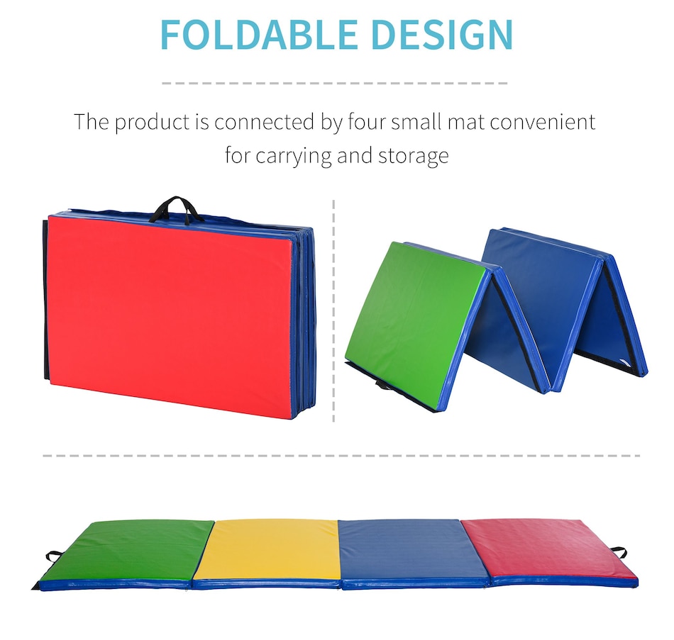 Image 947369_ALTMORE14.jpg, Product 947-369 / Price $124.99 - $134.99, Soozier 4'x10'x2'' Folding Gymnastics Tumbling Mat from Soozier on TSC.ca's Health & Fitness department