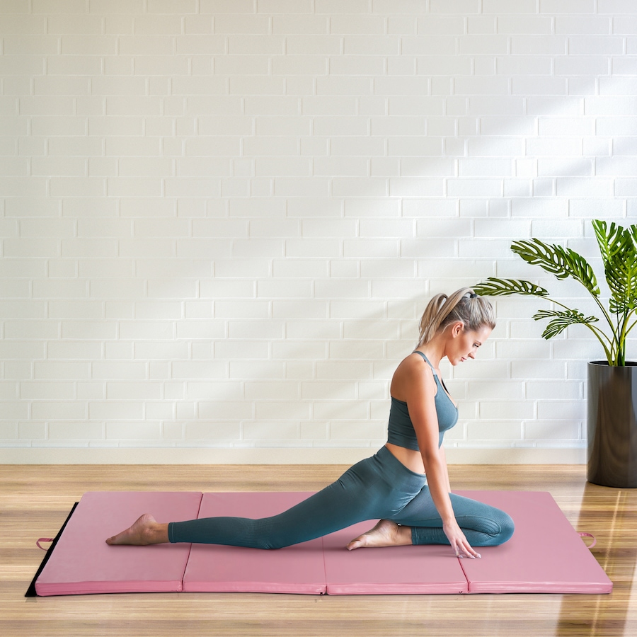 Image 947369_ALTMORE17.jpg, Product 947-369 / Price $119.99 - $141.99, Soozier 4'x6'x2" Folding Gymnastics Tumbling Mat from Soozier on TSC.ca's Health & Fitness department