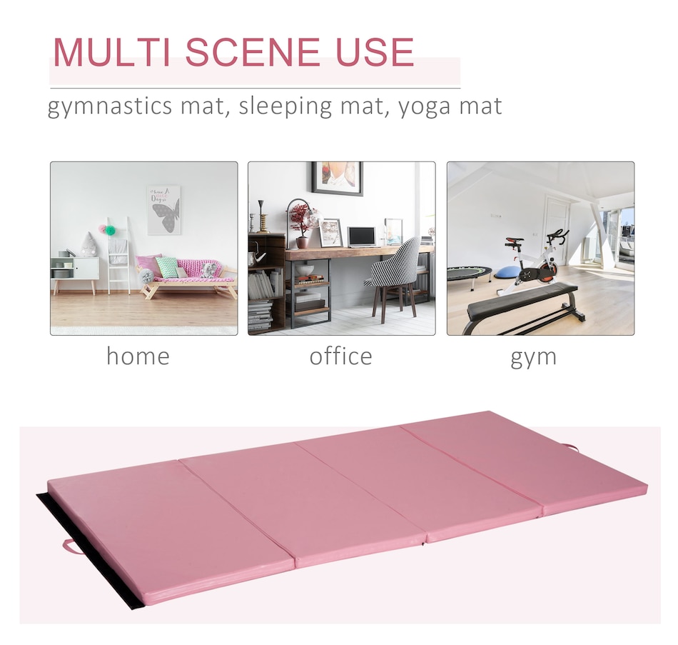 Image 947369_ALTMORE19.jpg, Product 947-369 / Price $124.99 - $134.99, Soozier 4'x10'x2'' Folding Gymnastics Tumbling Mat from Soozier on TSC.ca's Health & Fitness department