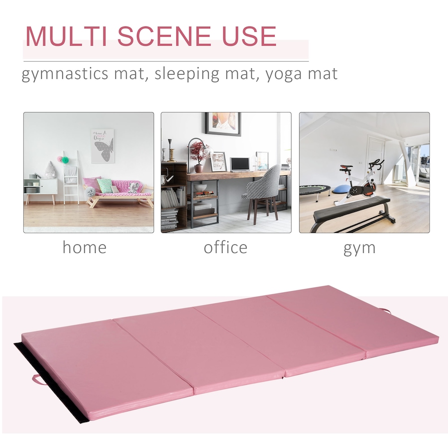 Image 947369_ALTMORE19.jpg, Product 947-369 / Price $119.99 - $141.99, Soozier 4'x6'x2" Folding Gymnastics Tumbling Mat from Soozier on TSC.ca's Health & Fitness department