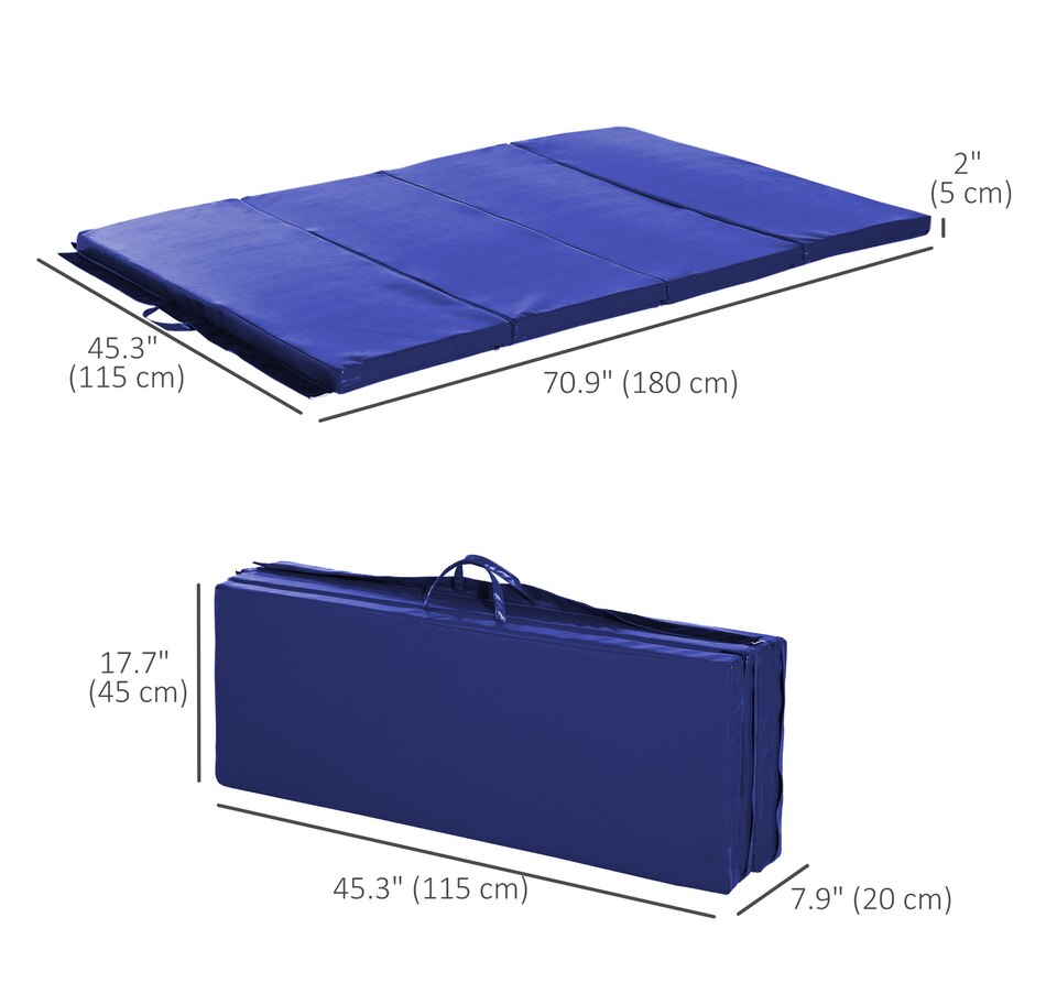 Image 947369_ALTMORE2.jpg, Product 947-369 / Price $124.99 - $134.99, Soozier 4'x10'x2'' Folding Gymnastics Tumbling Mat from Soozier on TSC.ca's Health & Fitness department