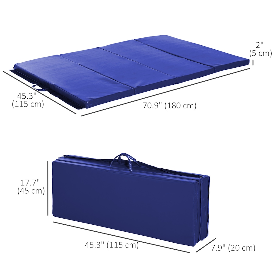 Image 947369_ALTMORE2.jpg, Product 947-369 / Price $119.99 - $141.99, Soozier 4'x6'x2" Folding Gymnastics Tumbling Mat from Soozier on TSC.ca's Health & Fitness department