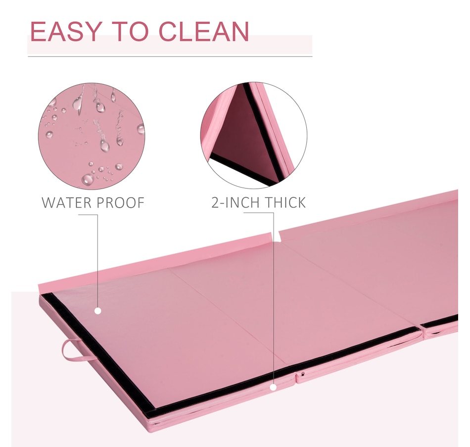 Image 947369_ALTMORE20.jpg, Product 947-369 / Price $124.99 - $134.99, Soozier 4'x10'x2'' Folding Gymnastics Tumbling Mat from Soozier on TSC.ca's Health & Fitness department