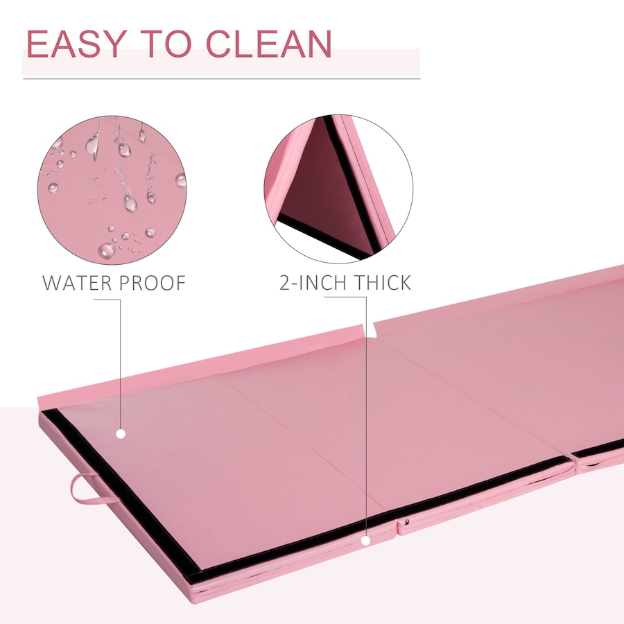 Image 947369_ALTMORE20.jpg, Product 947-369 / Price $119.99 - $141.99, Soozier 4'x6'x2" Folding Gymnastics Tumbling Mat from Soozier on TSC.ca's Health & Fitness department