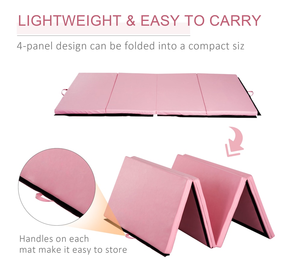 Image 947369_ALTMORE21.jpg, Product 947-369 / Price $124.99 - $134.99, Soozier 4'x10'x2'' Folding Gymnastics Tumbling Mat from Soozier on TSC.ca's Health & Fitness department