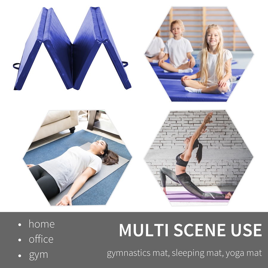 Image 947369_ALTMORE3.jpg, Product 947-369 / Price $119.99 - $141.99, Soozier 4'x6'x2" Folding Gymnastics Tumbling Mat from Soozier on TSC.ca's Health & Fitness department