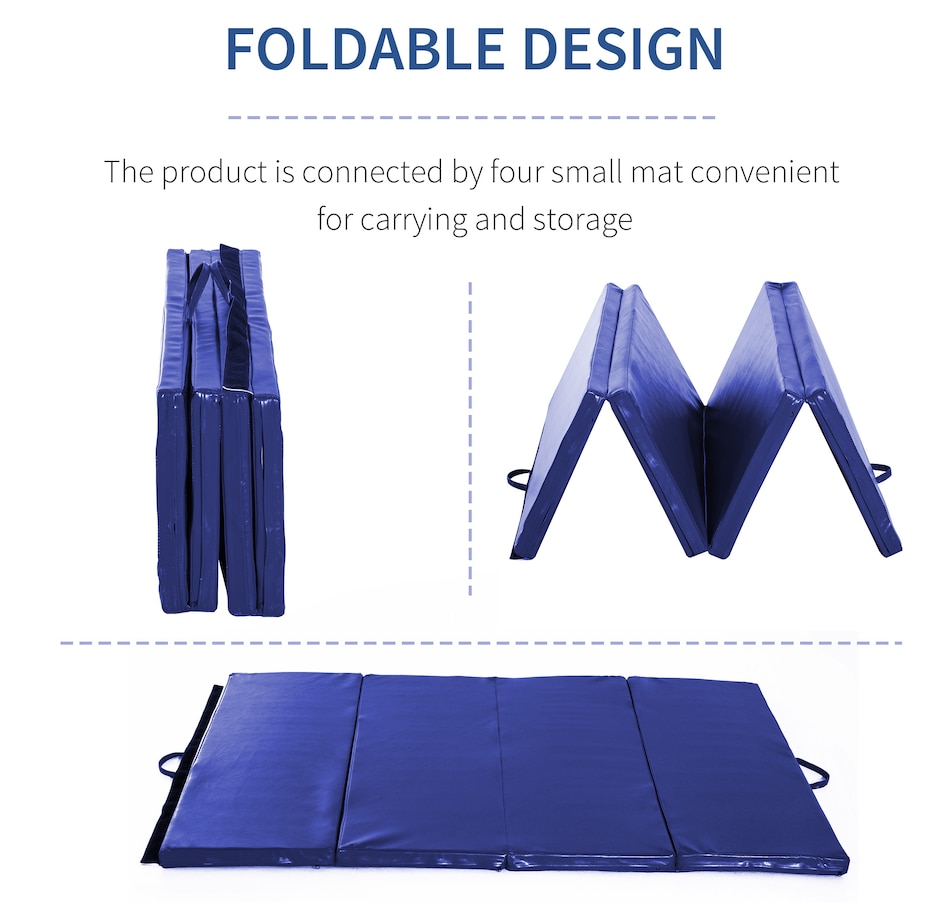 Image 947369_ALTMORE4.jpg, Product 947-369 / Price $124.99 - $134.99, Soozier 4'x10'x2'' Folding Gymnastics Tumbling Mat from Soozier on TSC.ca's Health & Fitness department