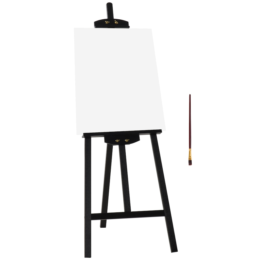 Image 947378.jpg, Product 947-378 / Price $60.76, HOMCOM 55" Adjustable Folding Art Easel Stand Painting Display Rack Black from HOMCOM on TSC.ca's Toys & Hobbies department