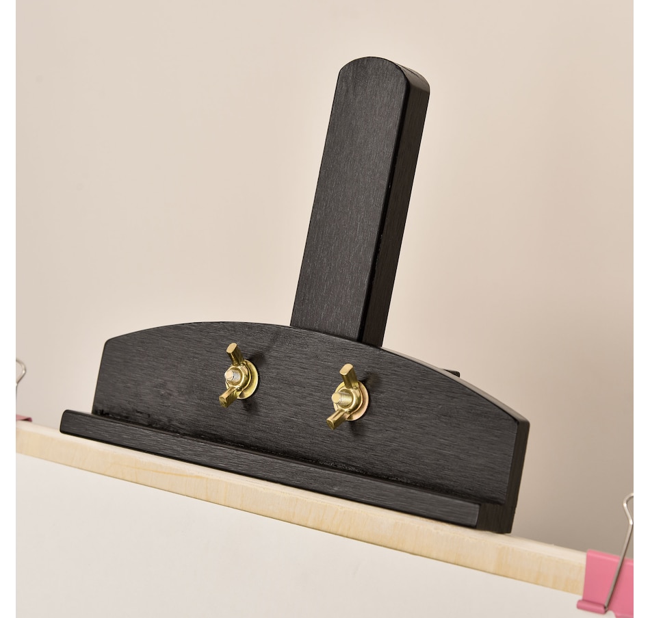 Image 947378_ALTMORE7.jpg, Product 947-378 / Price $49.99, HOMCOM 55" Adjustable Folding Art Easel Stand Painting Display Rack Black from HOMCOM on TSC.ca's Toys & Hobbies department