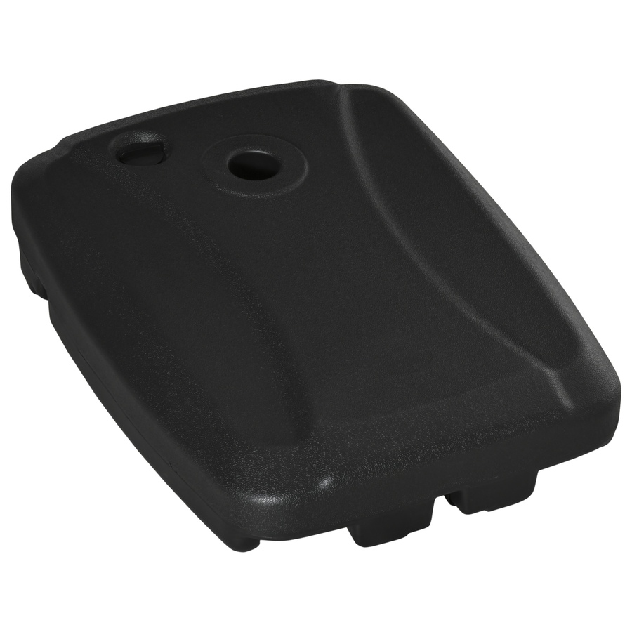 Image 947394.jpg, Product 947-394 / Price $89.99, Outsunny Plastic Cantilever Offset Umbrella Base Stand with Wheels, Black from Outsunny on TSC.ca's Home & Garden department
