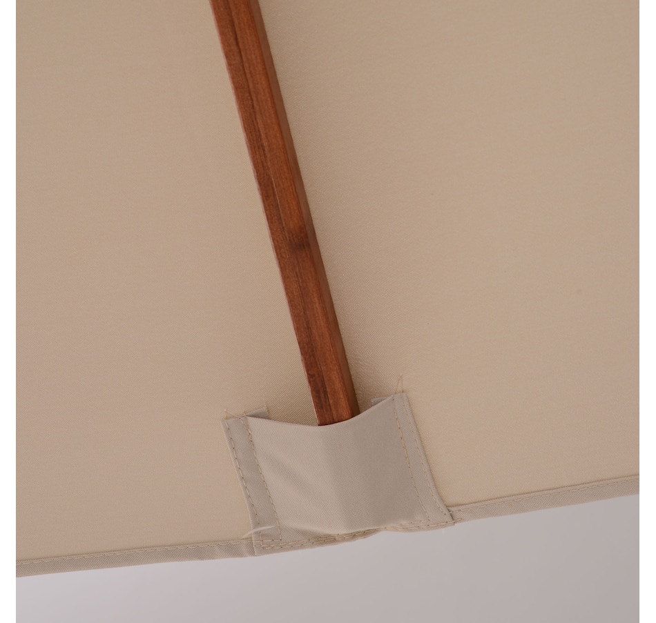 Image 947415_ALTMORE8.jpg, Product 947-415 / Price $139.99, Outsunny 10x10ft Wood Square Patio Umbrella from Outsunny on TSC.ca's Home & Garden department