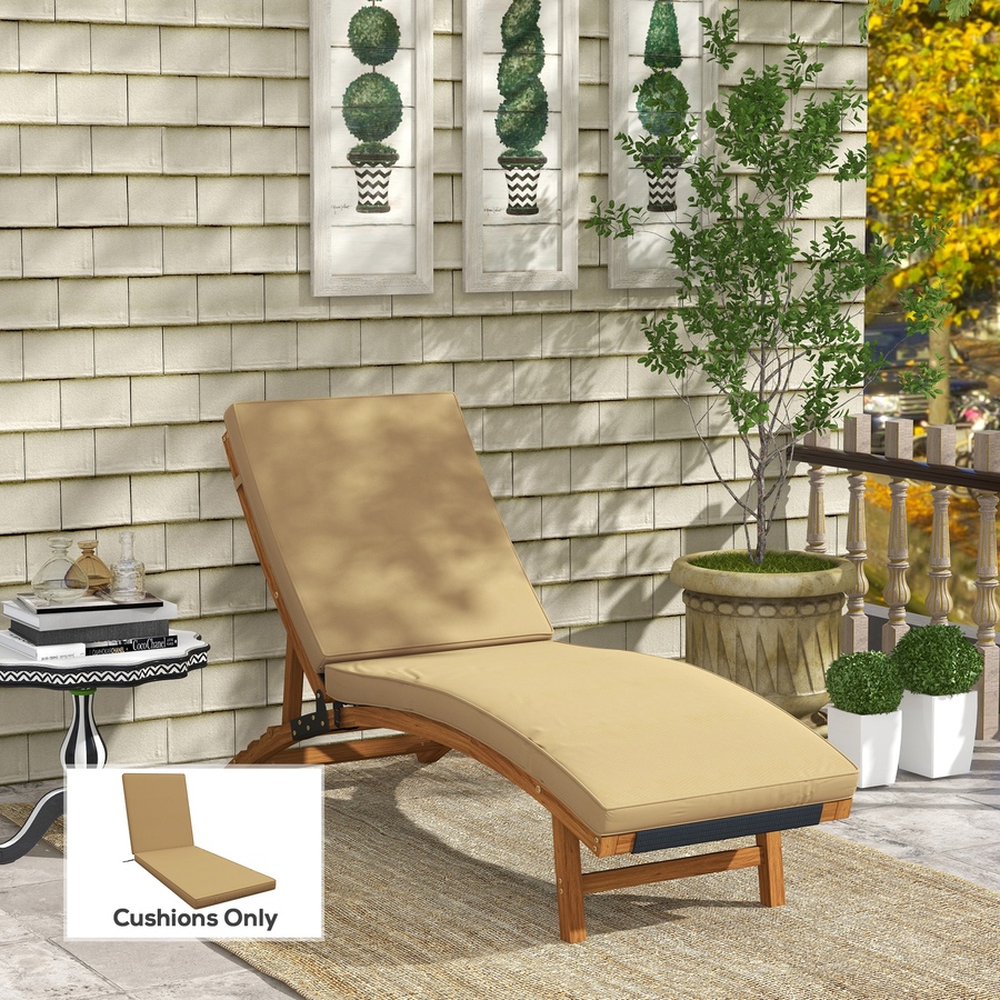 Image 947440_ALTMORE9.jpg, Product 947-440 / Price $92.99, Outsunny Outdoor Seat Cushion for Lounge Chair with Machine Washable Cover from Outsunny on TSC.ca's Home & Garden department