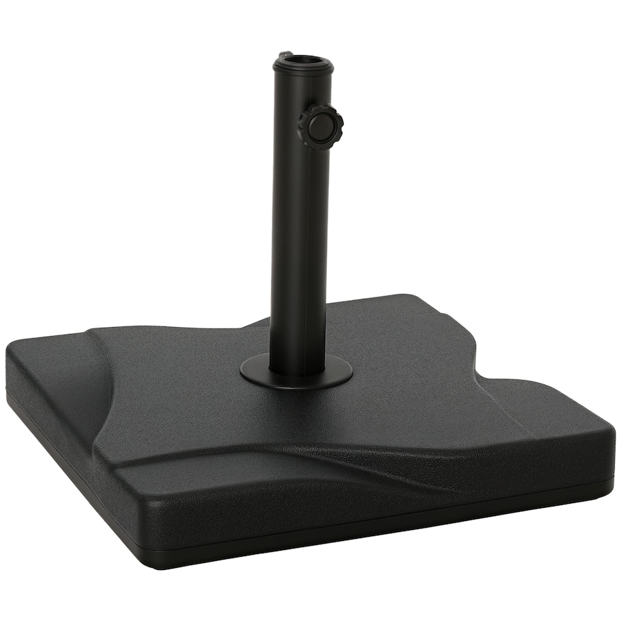 Image 947457.png, Product 947-457 / Price $69.99, Outsunny Patio Outdoor Garden Square Cement Parasol Base - Black from Outsunny on TSC.ca's Home & Garden department