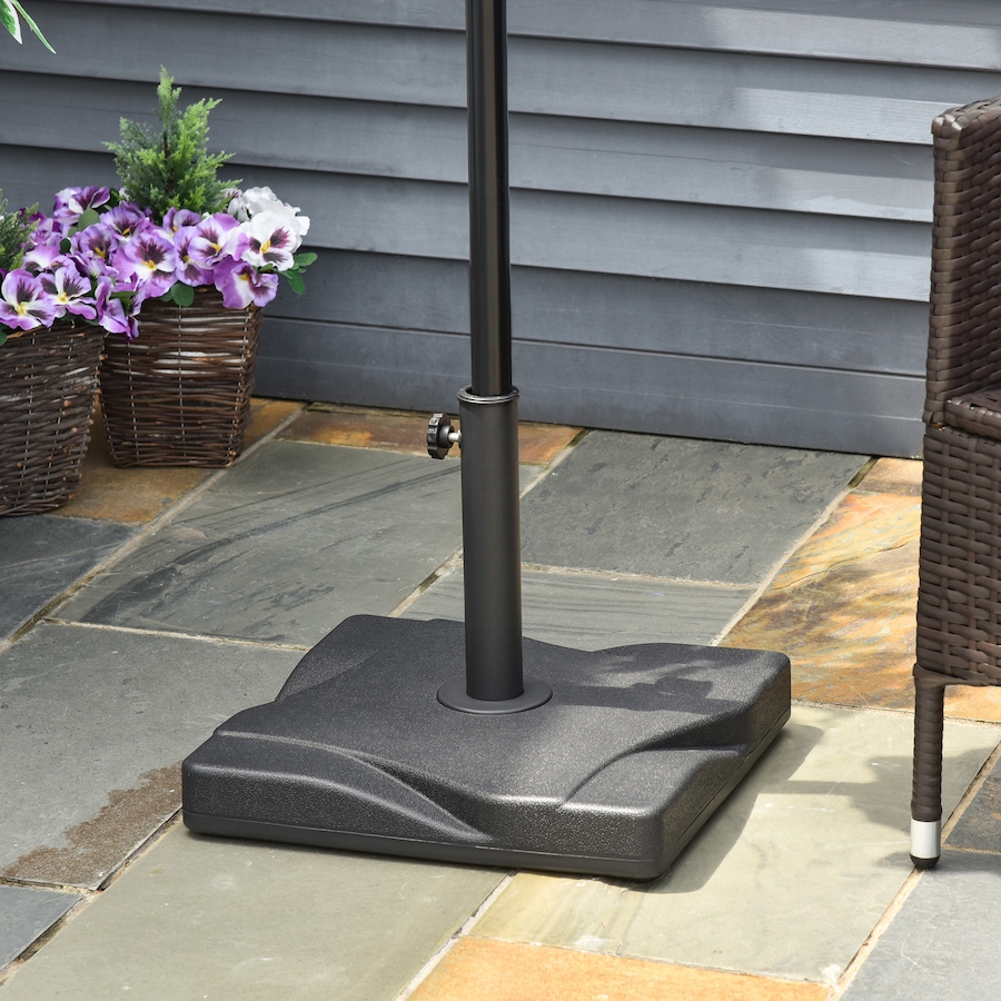 Image 947457_ALTMORE1.jpg, Product 947-457 / Price $69.99, Outsunny Patio Outdoor Garden Square Cement Parasol Base - Black from Outsunny on TSC.ca's Home & Garden department