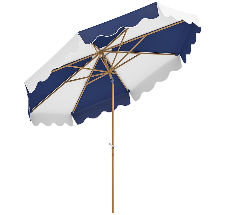 Image 947464.jpg, Product 947-464 / Price $79.99, Outsunny 9FT Patio Umbrella, UPF 50+ Tilting Parasol w/ Crank, Mixed Colour from Outsunny on TSC.ca's Home & Garden department